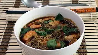 Soupe chinoise aux crevettes