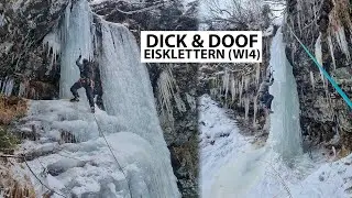 Eisklettern Pitztal - Stillebach Dick & Doof (WI4) - feat. @AlpineFex
