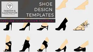 Fashion Illustration - How to draw woman shoes