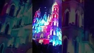 Vellaiyambalam church light show 