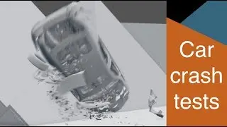 Blender car dynamic crash setup
