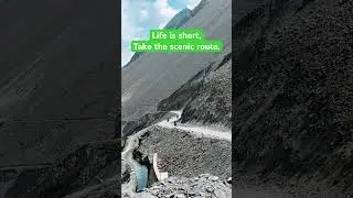 Life is short, take the scenic route. #pakistan #explore #travel #motorcycle #subscribe #vlog