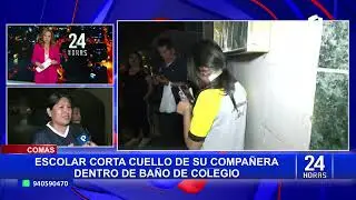 Comas: escolar corta cuello a compañera al interior de colegio