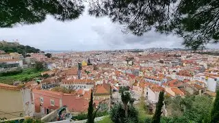 FLYING OVER LISBON IN 4K. PORTUGAL CINEMATIC DRONE VIDEO.