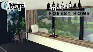 Modern Forest Home | No CC | Stop Motion | Sims 4