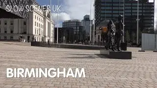 Centenary Square, Birmingham - Ambient 4K video - Slow Scenes UK