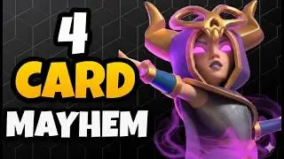 NON-STOP SPAM with Only 4 Cards 😈 Clash Royale Mayhem Mode