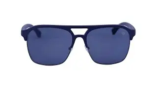 MK3004 - &Oacute;culos De Sol Unissex Retangular Clubmaster Acetato/Metal - Preto Fosco