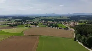 360&deg; VIEW AT THE TRANSMISSION TOWER AT SCHNAITSEE OVER THE CHIEMGAU REGION