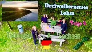 Erholung am Dreiweibernersee in Lohsa - Drohnenaufnahmen ind Seerundgang - Folge 9 - 2022-33