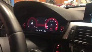 Установили современную LED panel в BMW F30