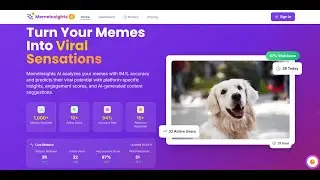 Meme Insights AI &ndash; Decode, Predict & Go Viral with Smart AI Analysis