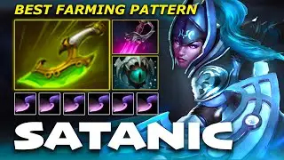 SATANIC LUNA [S-Tier CARRY 7.35c] - Full Match Dota Class