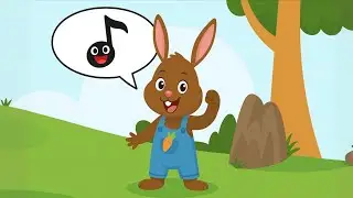 Hop hop the Hiphop Bunny - Kids Song with a bunny