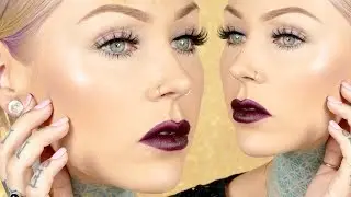 Bright Eyes with a Dark Lip | KristenLeanneStyle