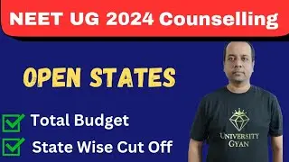 Open States For MBBS | State Counselling | NEET Counselling Process | NEET 2024 |