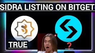 Листинг SIDRA на BITGET?? (Вы подготовились 😲😲