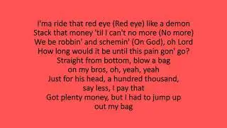 Youngboy Never Broke Again - Red Eye (lyrics)