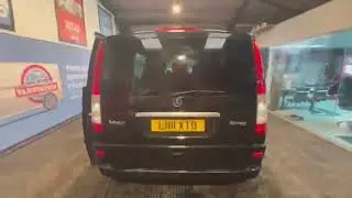 LN11XTD-2011 Mercedes Vito 115 Cdi Compact 6 Seat Crew Cab Black Very Easy Project