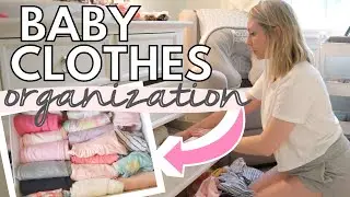 Baby and Toddler Clothes Organization and Storage Tips // ORGANIZE WITH ME😊