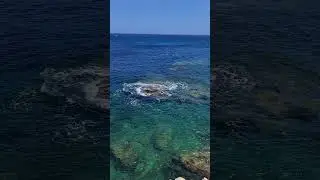 Sea view from Tower Road #sliema #malta #shortsfeed #shortsvideo #youtubeshort #travelshortsvideo