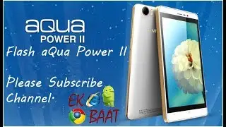 How to Flash Intex Aqua Power II