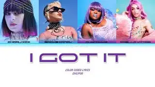 I Got It - Charli XCX, Brooke Candy, CupcakKe, Pabllo Vittar (lyrics color coded PT/ENG)