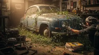 Abandoned Two-Stroke SAAB Found in the Woods &mdash; Will It Run After 55 Years?