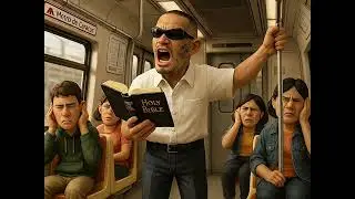 TIRADERA PA' LOS LOCOS QUE SE MONTAN EN EL METRO A PEGAR GRITOS CON UNA BIBLIA DEBAJO DEL BRAZO.