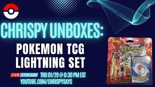 Chrispy Unboxes a Pokemon TCG Lightning Set