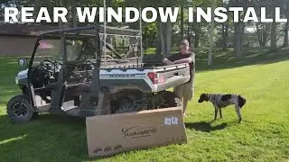StarknightMT Rear Window Install For Polaris Rangers #StarknightMT