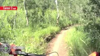 Deer Valley Downhill Mountain Biking with Optrix XD4 and iPhone 4S