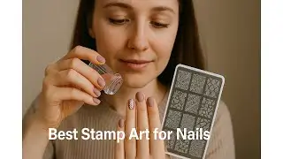 💅 Best Stamp Art for Nails | Saviland French Tip Nail Stamp - Nail Art Stamper Kit Clear Nails 💎