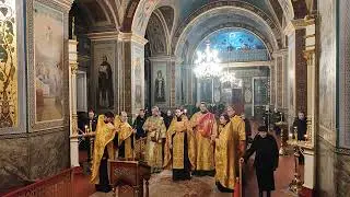 Полиелей в канун Недели о мытаре и фарисее (Покаяние, муз. Веделя)