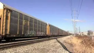 CP (SMOKIN' HARD) CSX Lashup ,Detroit Michigan [HD]