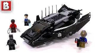 LEGO Marvel Black Panther Royal Talon Fighter Attack 76100! | Unbox Build Time Lapse Review