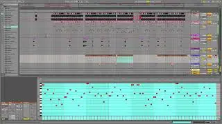 90s jungle/dnb beat | saturated bass + amen break + jazz jackrabbit 2 styled arpeggiator & chords