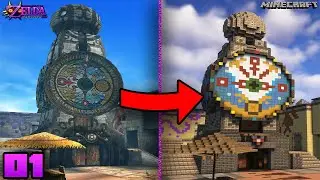 Building Majora's Mask 3DS in Minecraft: Clock Town