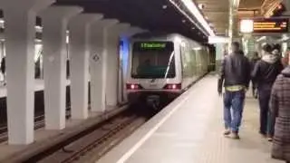 RET Rotterdam Metro D vanuit Beurs naar Rotterdam Centraal