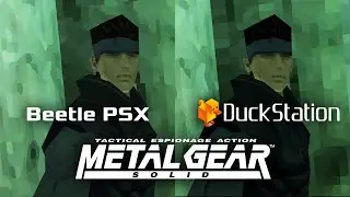 MGS1 - Duckstation vs. Beetle PSX