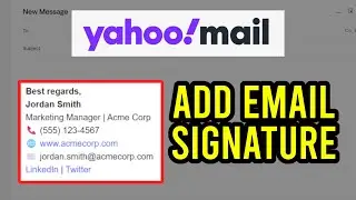 How to Add a Signature in Yahoo Mail (Step-by-Step Tutorial)