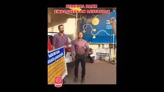 PROTEST DEMONSTRATIONS HELD ON 03.07.24 BEFORE @federalbankltd  #federal #federalbank #fbeu #news