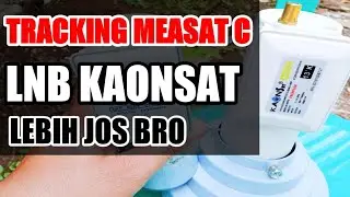 Tracking Measat C Band Dish mini (LNB Kaonsat)
