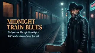 Neon Blues &ndash; Midnight Train | Lonely Ride Through Neon Nights