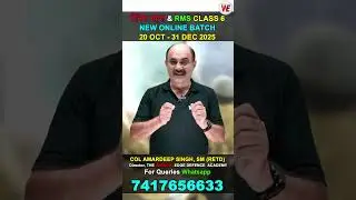 Sainik School Online Classes | RMS Online Classes | Online Coaching 2025