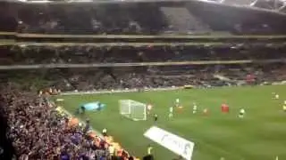 Robbie Brady scores amazing free kick against USA at the Aviva Stadium 18-11-14