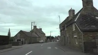 Driving From 22200 Gr&acirc;ces To 22160 La Croix Tasset, C&ocirc;tes d'Armor, Brittany, France 19th August 2015