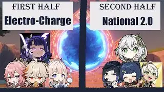 Electro-Charge Team x Nahida National | Floor 12 Abyss 3.7/3.8 (9 Stars)