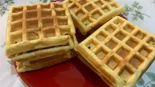 WAFFLE sofficissimi pronti in 5 minuti