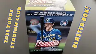 2021 TOPPS STADIUM CLUB BASEBALL BLASTER BOX!